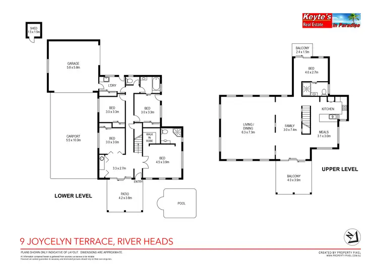 Floorplan of Homely house listing, 9 Joycelyn Terrace, River Heads QLD 4655
