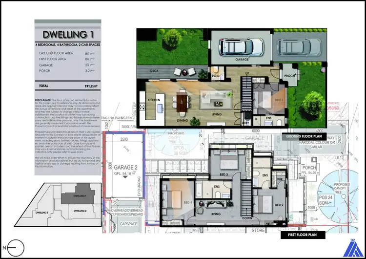 Floorplan of Homely townhouse listing, 3/17 Belmont Avenue, Clayton VIC 3168
