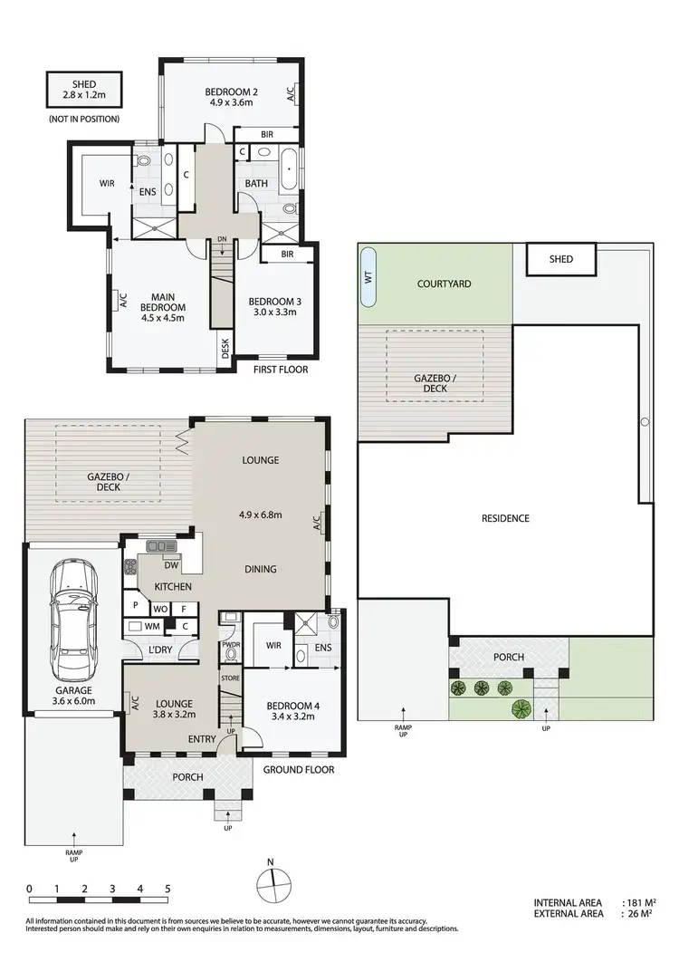 Floorplan of Homely townhouse listing, 1B The Parade, Clarinda VIC 3169