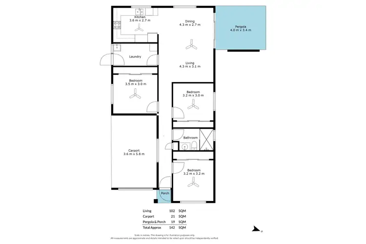 Floorplan of Homely house listing, 19 Wooldridge Street, Morphett Vale SA 5162