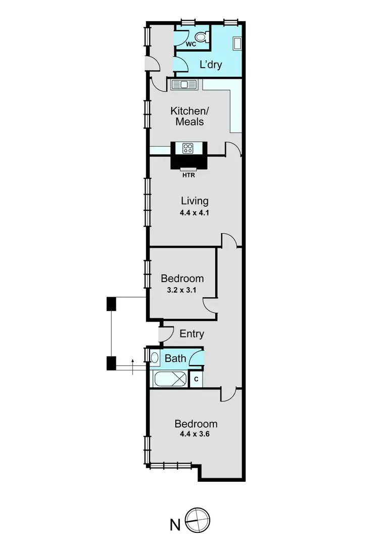 Floorplan of Homely house listing, 110 Warrigal Road, Oakleigh VIC 3166