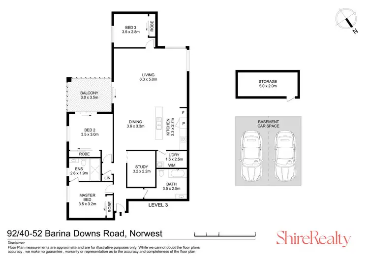 Floorplan of Homely apartment listing, 92/40-52 Barina Downs Road, Norwest NSW 2153