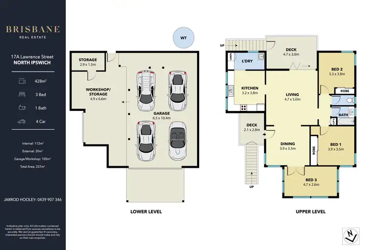 Floorplan of Homely house listing, 17A Lawrence Street, North Ipswich QLD 4305