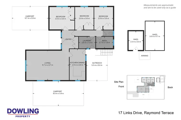 Floorplan of Homely house listing, 17 Links Drive, Raymond Terrace NSW 2324