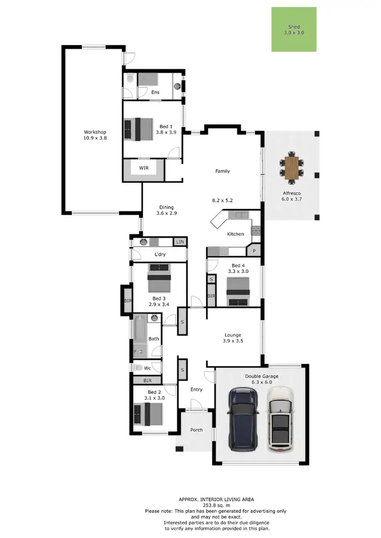 Floorplan of Homely house listing, 42 Golflinks Avenue, West Wodonga VIC 3690