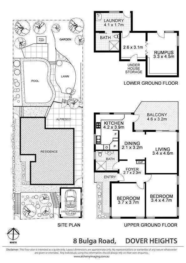 Floorplan of Homely house listing, 8 Bulga Road, Dover Heights NSW 2030
