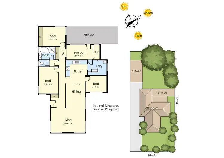 Floorplan of Homely house listing, 17 Queen Street, Frankston VIC 3199