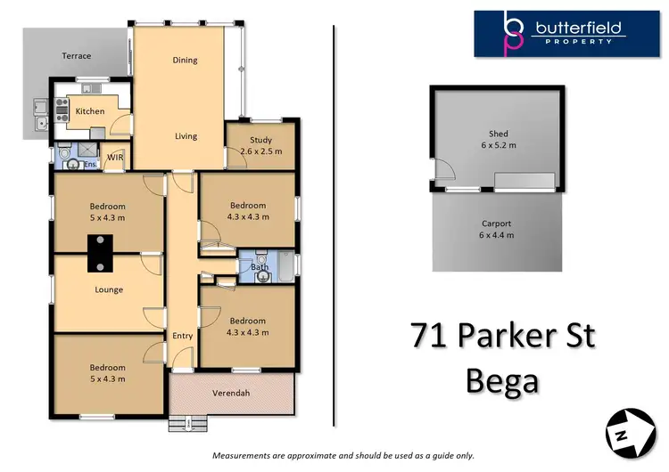 Floorplan of Homely house listing, 71 Parker Street, Bega NSW 2550