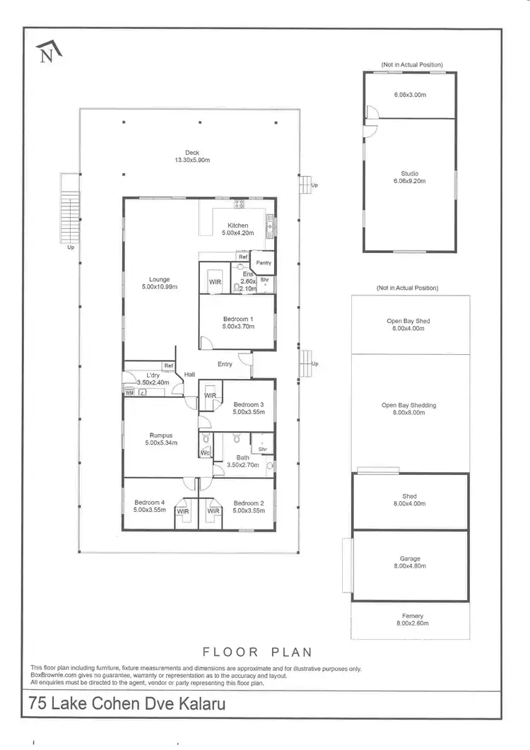 Floorplan of Homely house listing, 75 Lake Cohen Drive, Kalaru NSW 2550