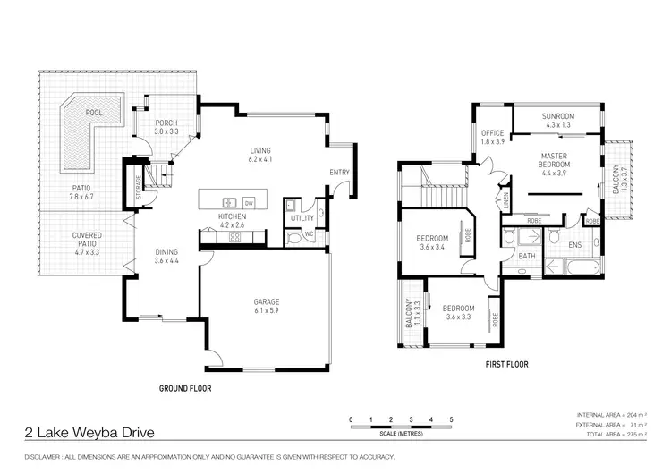 Floorplan of Homely villa listing, 2/2 Lake Weyba Drive, Noosaville QLD 4566