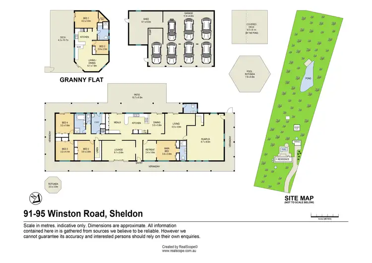 Floorplan of Homely rural property listing, 91-95 Winston Road, Sheldon QLD 4157