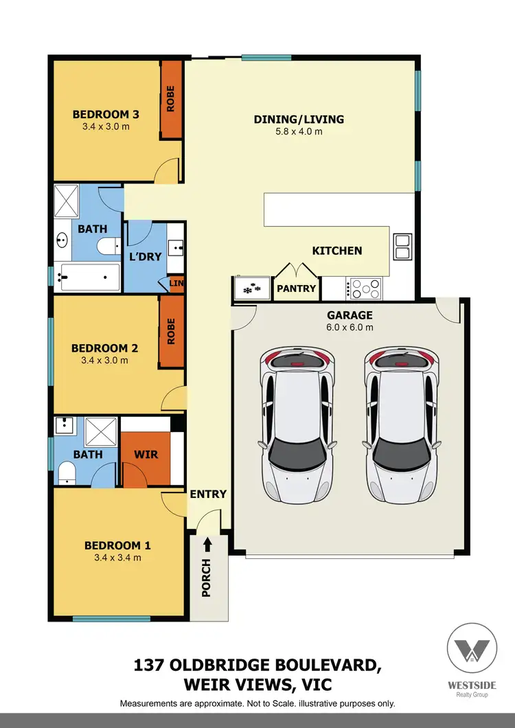 Floorplan of Homely house listing, 137 Oldbridge Boulevard, Weir Views VIC 3338