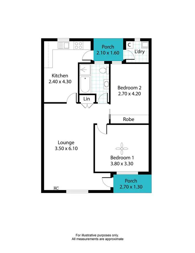 Floorplan of Homely unit listing, 3/3 Brooklyn Avenue, Glenelg North SA 5045