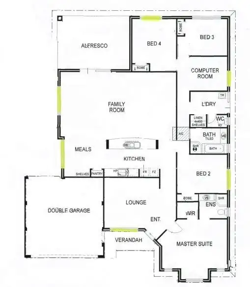 Floorplan of Homely house listing, 15 Duyfken Way, Dudley Park WA 6210