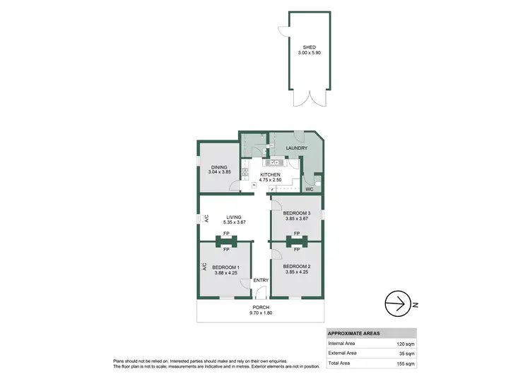 Floorplan of Homely house listing, 1 Moulden Street, Norwood SA 5067