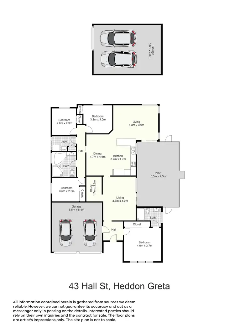 Floorplan of Homely house listing, 43 Hall Street, Heddon Greta NSW 2321