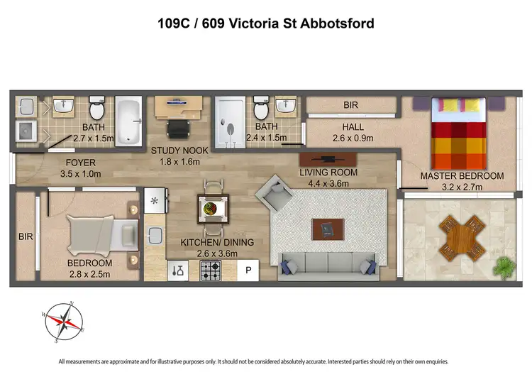 Floorplan of Homely apartment listing, 109/11 Shamrock Street, Abbotsford VIC 3067