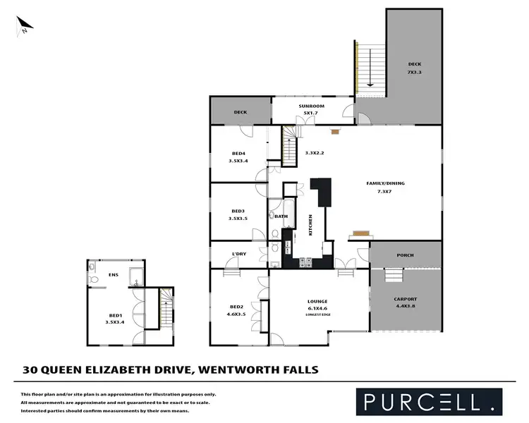 Floorplan of Homely house listing, 30 Queen Elizabeth Drive, Wentworth Falls NSW 2782