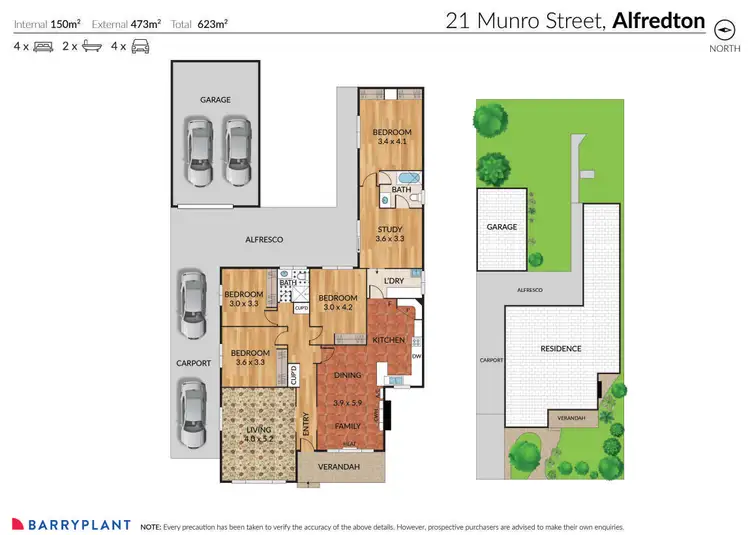Floorplan of Homely house listing, 21 Munro Street, Alfredton VIC 3350