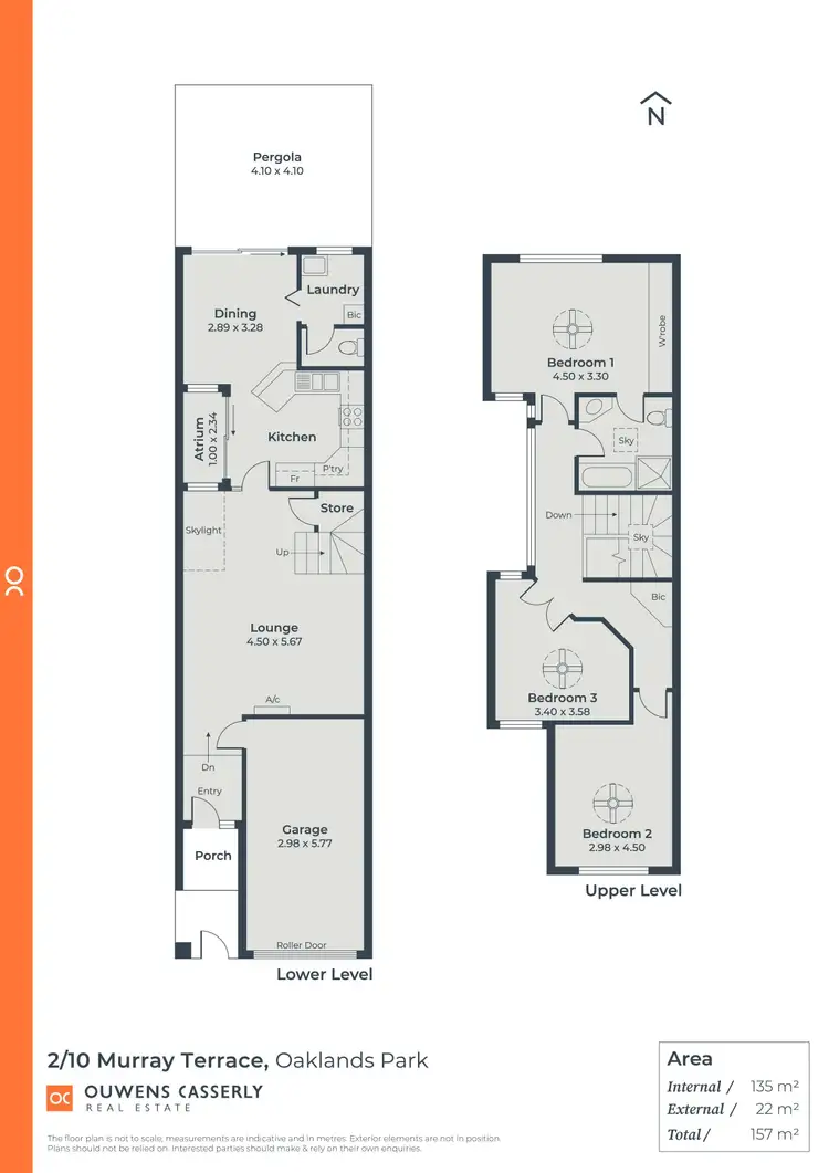 Floorplan of Homely townhouse listing, 2/10 Murray Terrace, Oaklands Park SA 5046