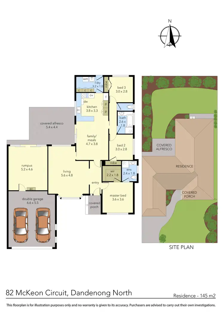 Floorplan of Homely house listing, 82 McKeon Circuit, Dandenong North VIC 3175