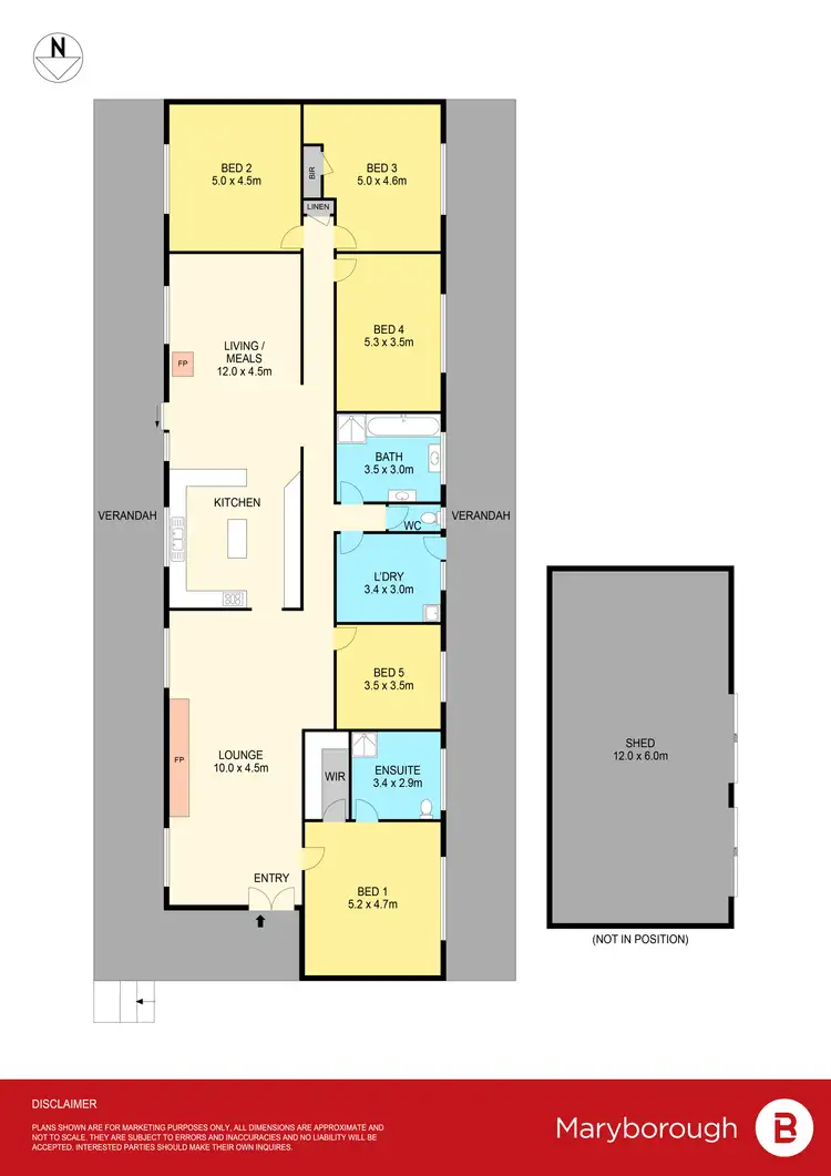 Floorplan of Homely house listing, 1265 Mccallums Creek Road, Red Lion VIC 3371
