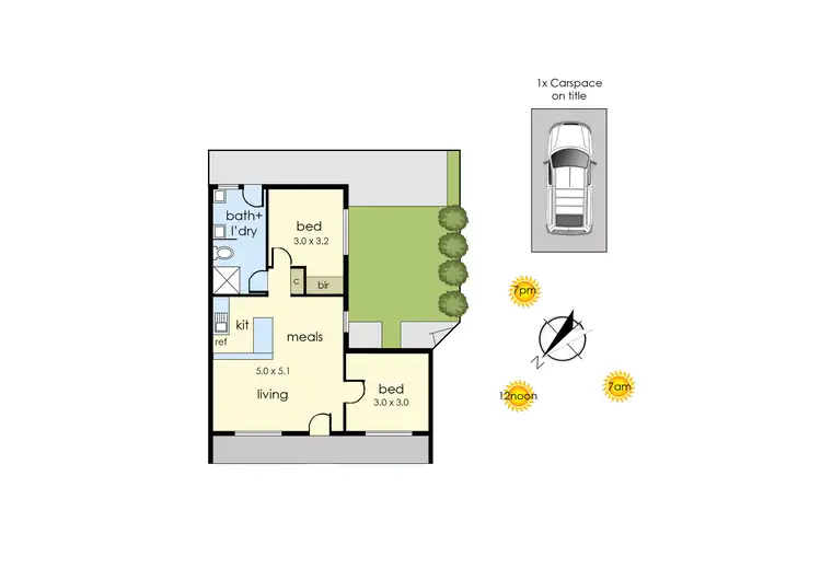 Floorplan of Homely unit listing, 10/21-23 Hill Street, Frankston VIC 3199