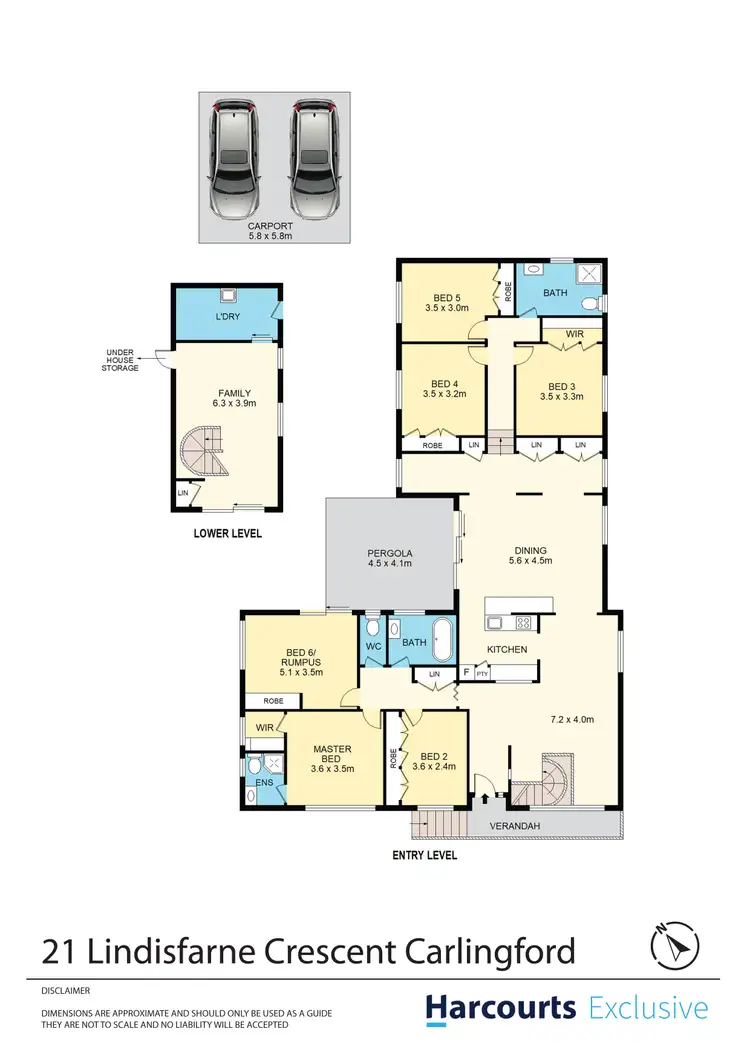 Floorplan of Homely house listing, 21 Lindisfarne Crescent, Carlingford NSW 2118