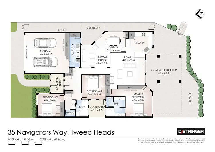Floorplan of Homely house listing, 35 Navigators Way, Tweed Heads NSW 2485