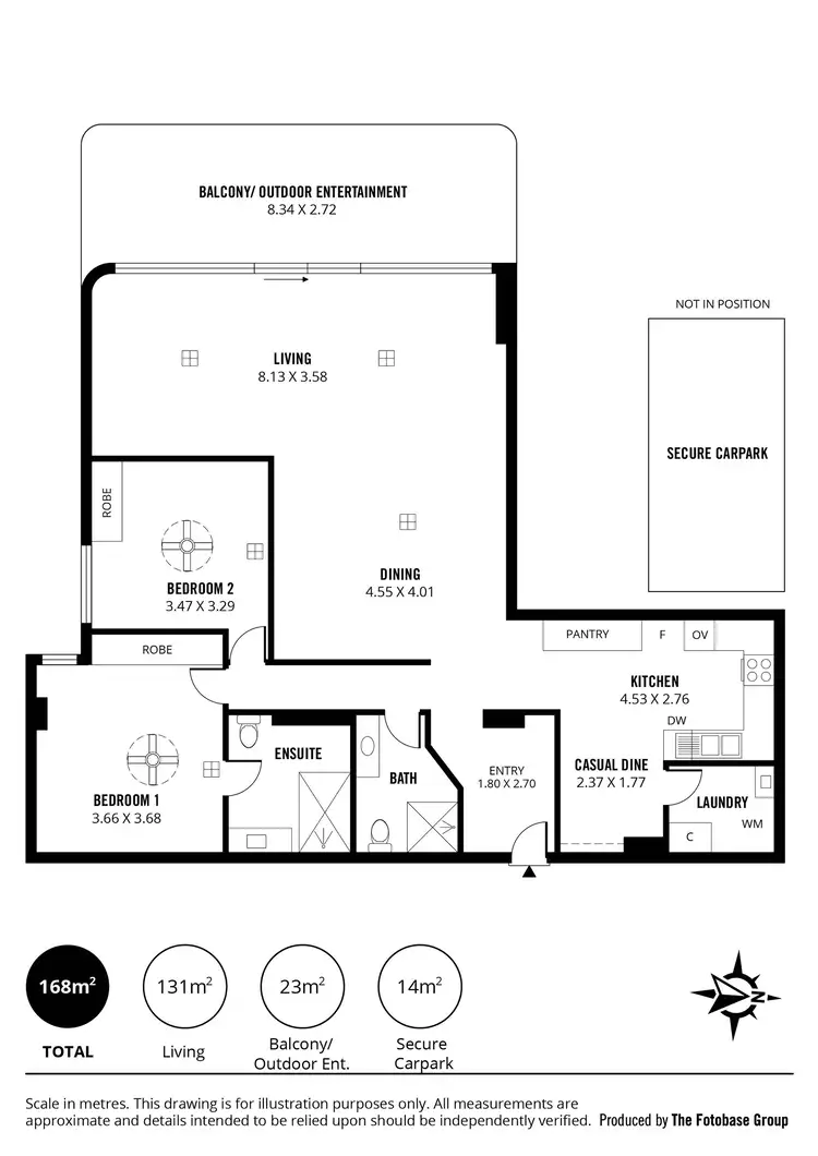 Floorplan of Homely apartment listing, 3/9-11 South Esplanade, Glenelg SA 5045