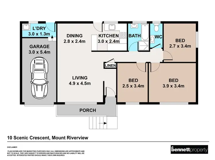 Floorplan of Homely house listing, 10 Scenic Crescent, Mount Riverview NSW 2774
