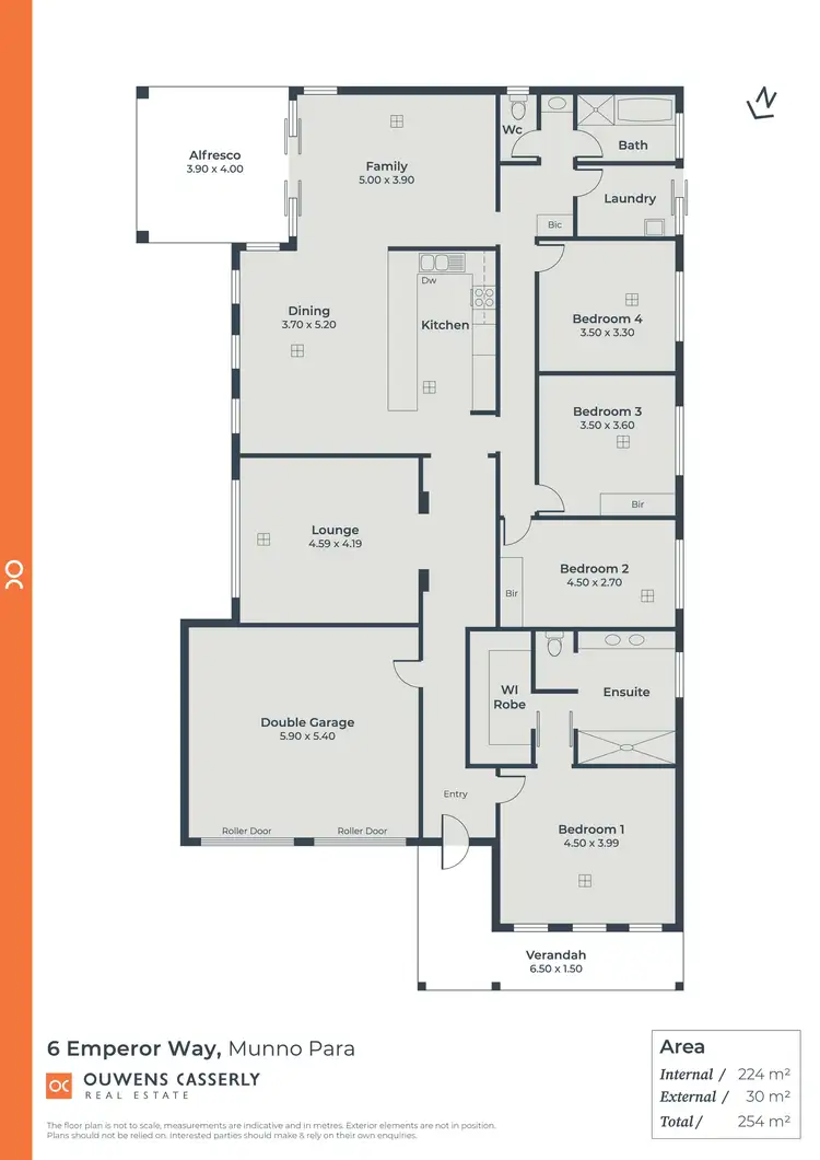 Floorplan of Homely house listing, 6 Emperor Way, Munno Para SA 5115