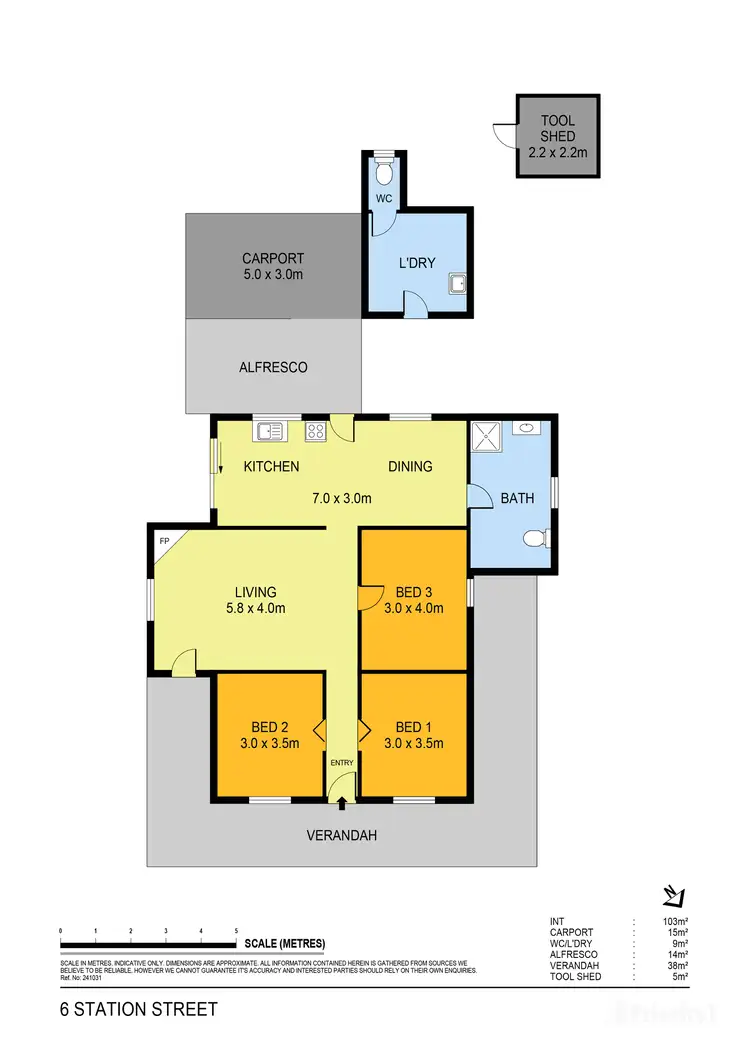 Floorplan of Homely house listing, 6 Station Street, Wedderburn VIC 3518