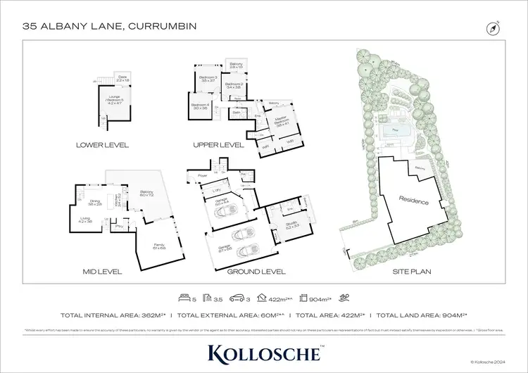 Floorplan of Homely house listing, 35 Albany Lane, Currumbin QLD 4223