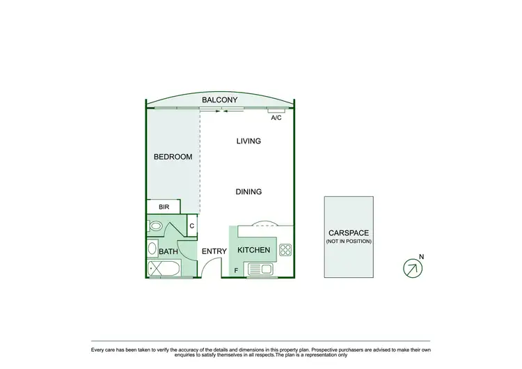 Floorplan of Homely apartment listing, 1202B/81 Queens Road, Melbourne VIC 3004