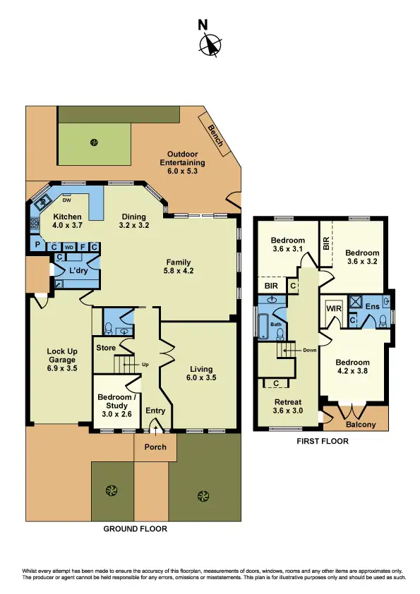 Floorplan of Homely house listing, 1/64 Millbank Drive, Deer Park VIC 3023