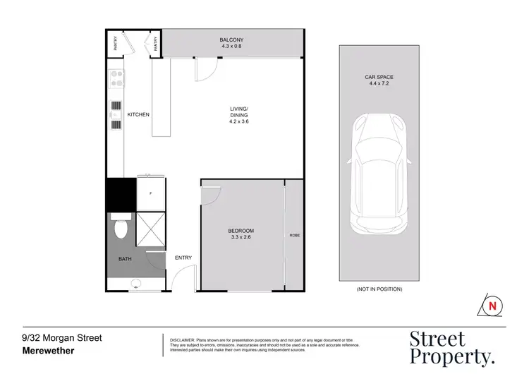 Floorplan of Homely apartment listing, 9/32 Morgan Street, Merewether NSW 2291