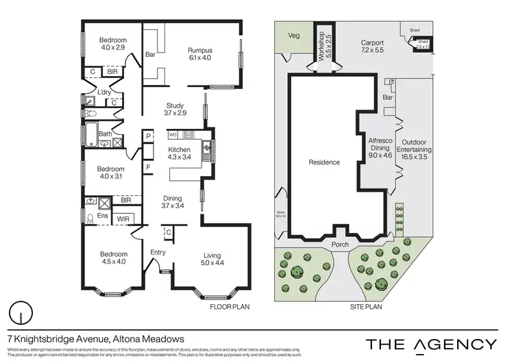 Floorplan of Homely house listing, 7 Knightsbridge Avenue, Altona Meadows VIC 3028