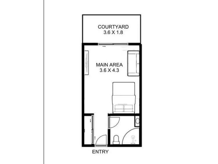 Floorplan of Homely unit listing, 10/14 Sandpiper Place, Frankston VIC 3199