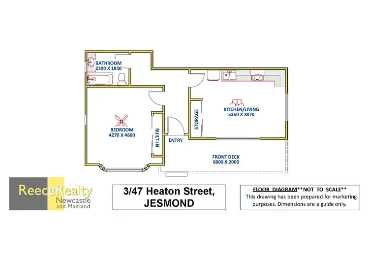 Floorplan of Homely house listing, 47 Heaton Street, Jesmond NSW 2299