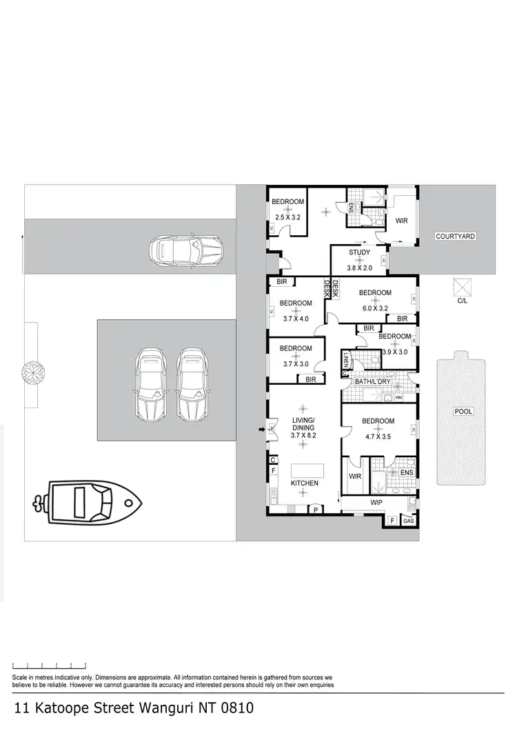 Floorplan of Homely house listing, 11 Katoope Street, Wanguri NT 810