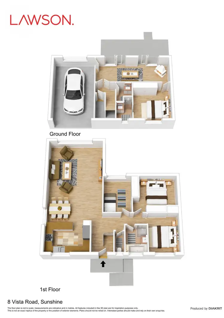 Floorplan of Homely house listing, 8 Vista Road, Sunshine NSW 2264