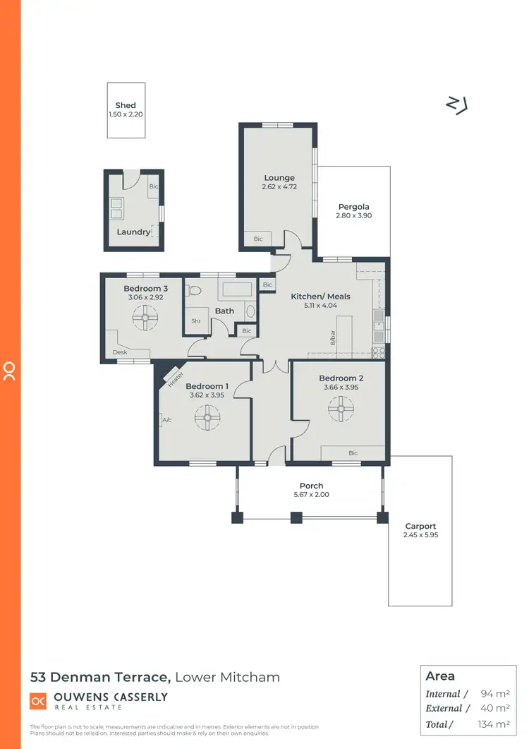 Floorplan of Homely house listing, 53 Denman Terrace, Lower Mitcham SA 5062