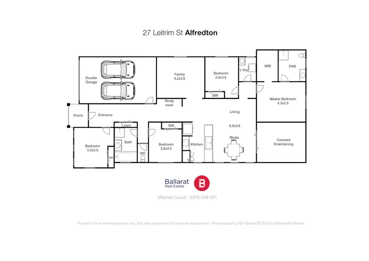 Floorplan of Homely house listing, 27 Leitrim Street, Alfredton VIC 3350