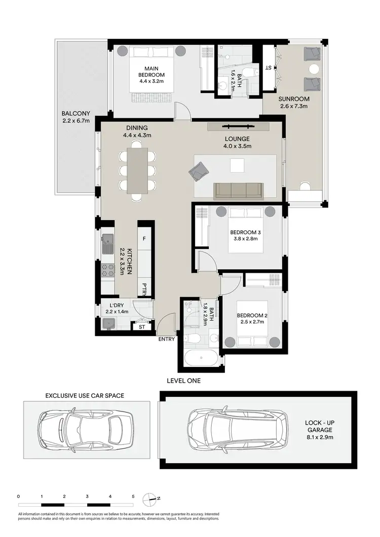Floorplan of Homely apartment listing, 2/3 McMillan Avenue, Sandringham NSW 2219
