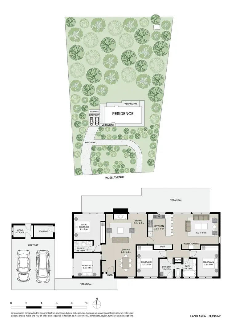 Floorplan of Homely house listing, 120 Moss Avenue, Mount Helen VIC 3350