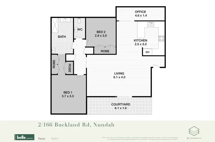 Floorplan of Homely apartment listing, 2/166 Buckland Road, Nundah QLD 4012
