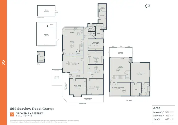 Floorplan of Homely house listing, 564 Seaview Road, Grange SA 5022