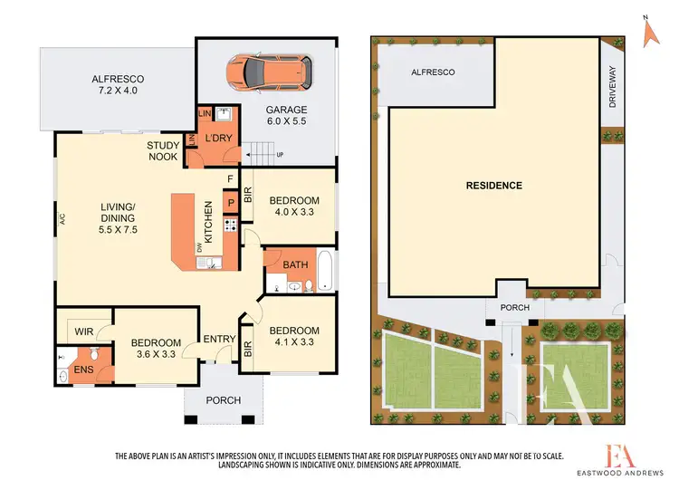 Floorplan of Homely townhouse listing, 24 Roslyn Road, Belmont VIC 3216