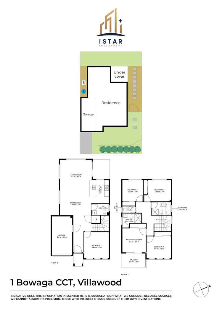 Floorplan of Homely house listing, 1 Bowaga Circuit, Villawood NSW 2163
